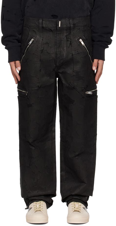 givenchy cracked jeans|Men's Designer Denim .